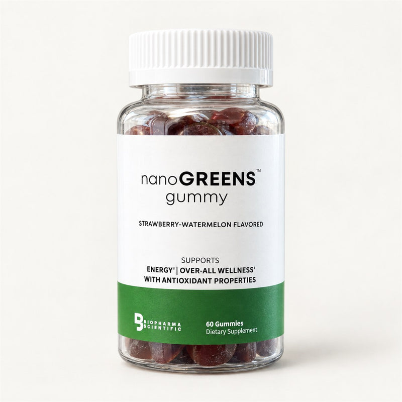 NanoGreens Gummies: Strawberry-Watermelon