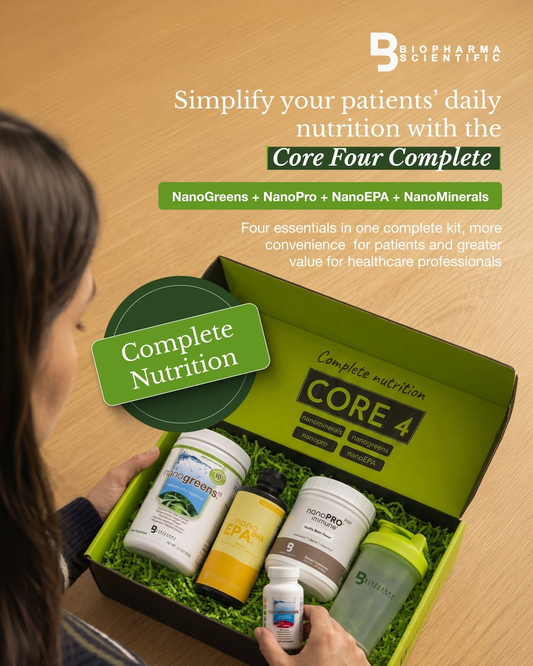 Core Four Complete kit: NanoGreens, NanoPro, NanoEPA and NanoMinerals