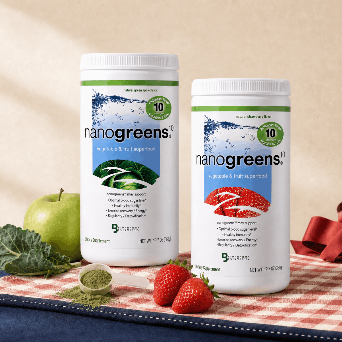 NanoGreens green apple