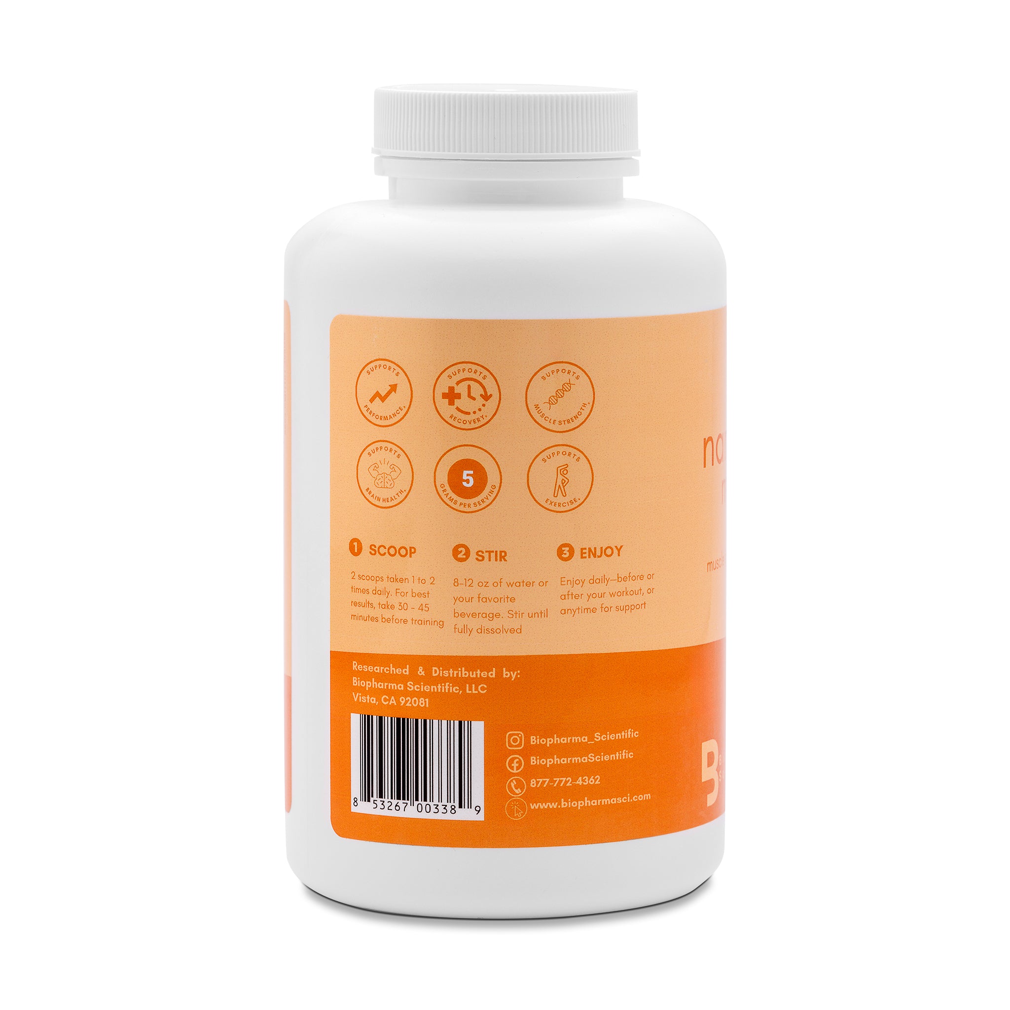 nanocreatine monohydrate: unflavored