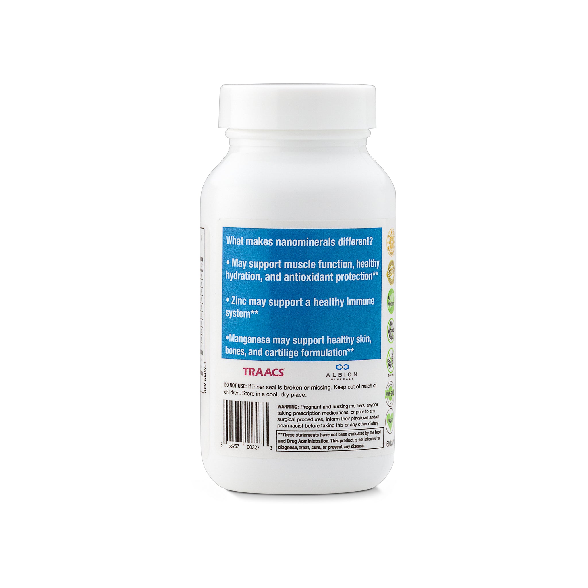 nanominerals complete chelated multi mineral supplement capsule - health benefits